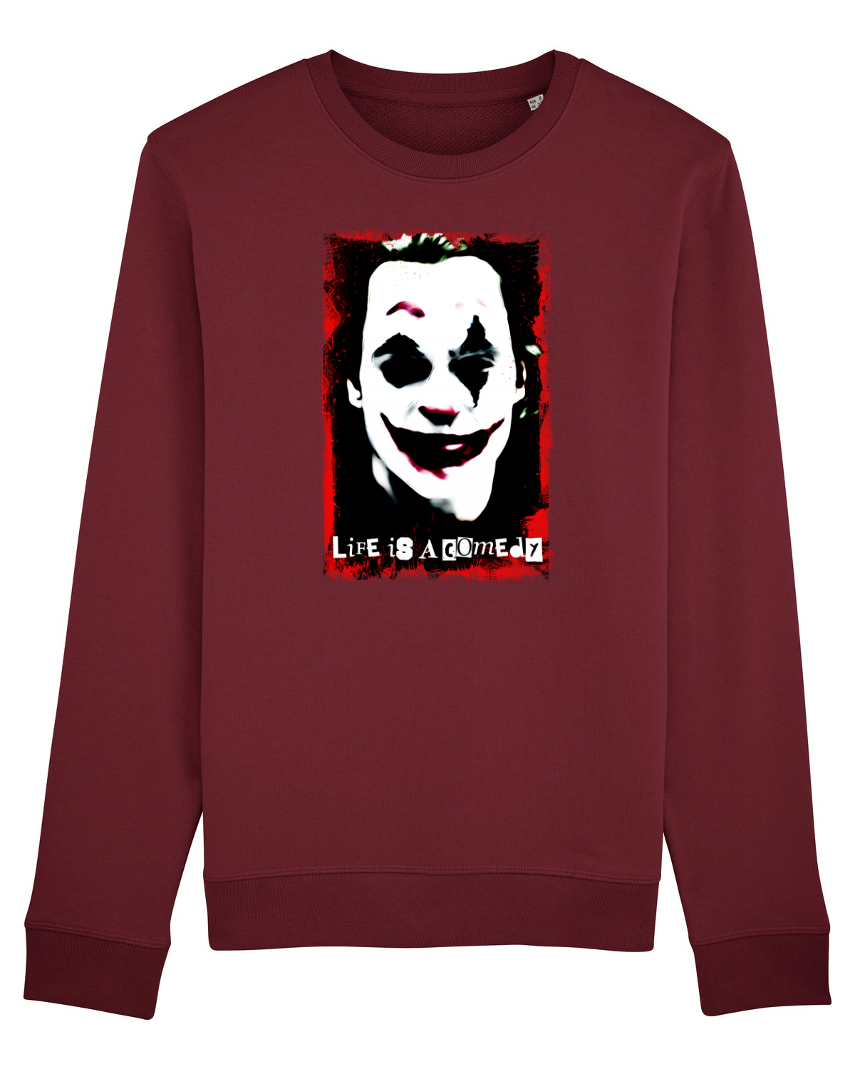 Bluză mânecă lungă Unisex Rise Burgundy
