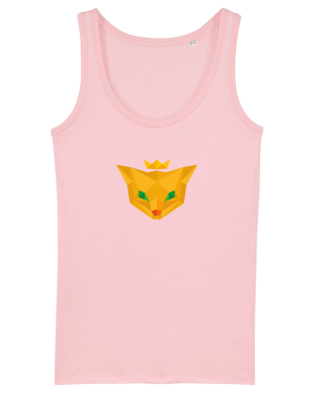 Vulpea Aurie cu Ochi de Smarald Cotton Pink