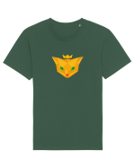 Vulpea Aurie cu Ochi de Smarald Tricou mânecă scurtă Unisex Rocker