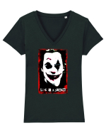 life is a joker Tricou mânecă scurtă guler V Damă Evoker