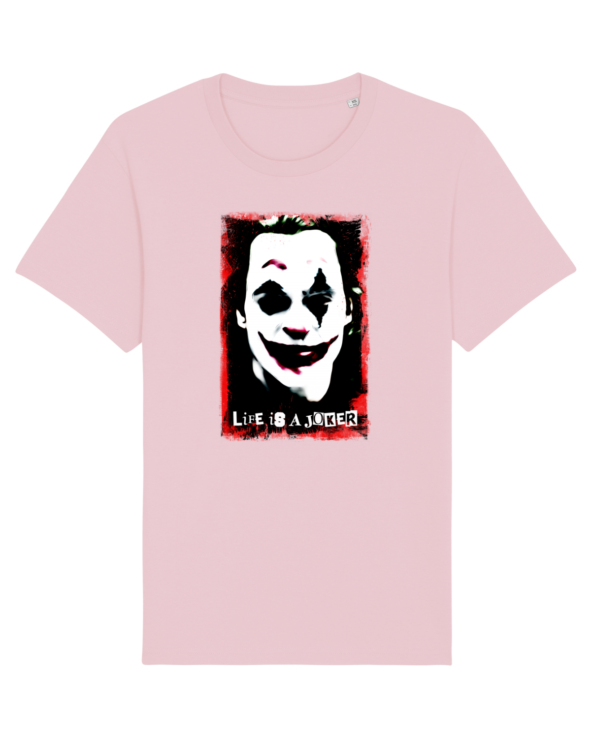 Tricou mânecă scurtă Unisex Rocker Cotton Pink