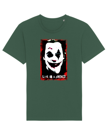 life is a joker Bottle Green