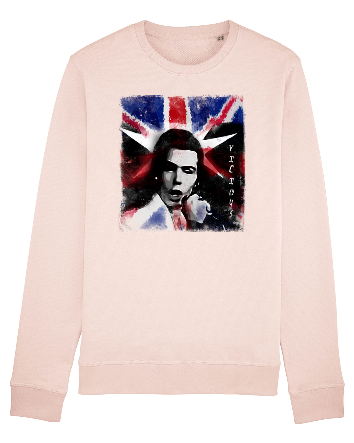 Bluză mânecă lungă Unisex Rise Candy Pink