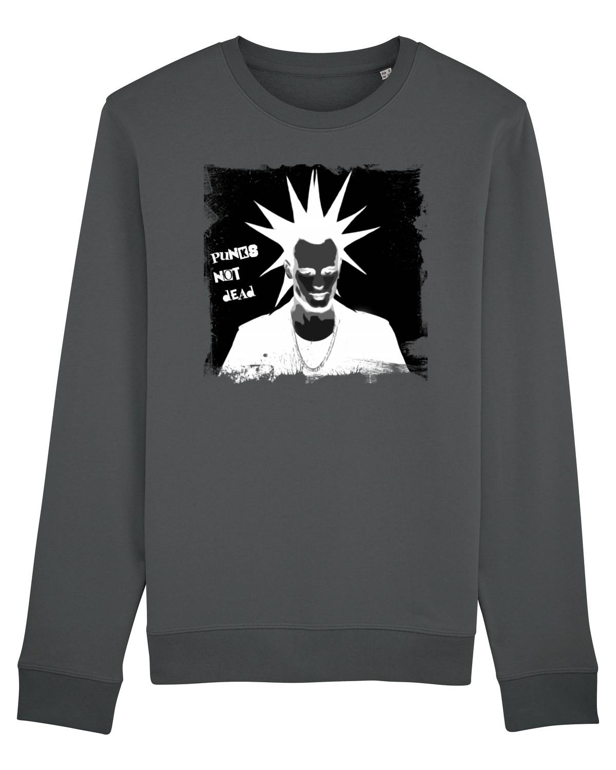 Bluză mânecă lungă Unisex Rise Anthracite