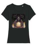 Witchcraft Tricou mânecă scurtă guler larg fitted Damă Expresser