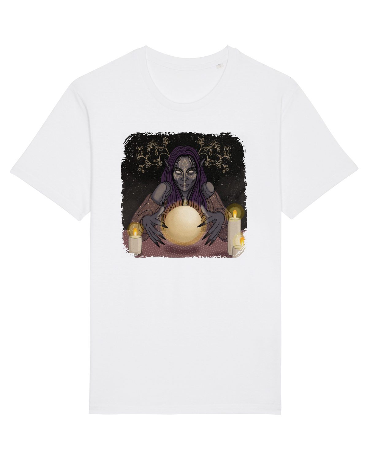 Tricou mânecă scurtă Unisex Rocker White