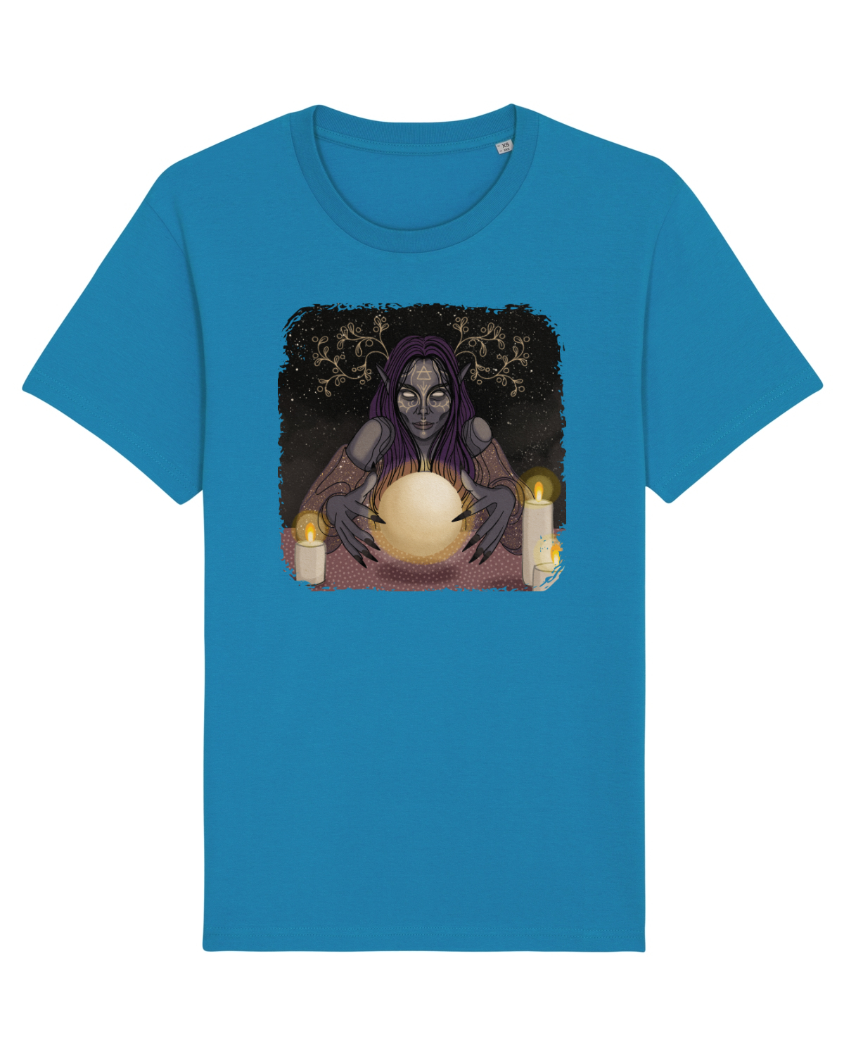 Tricou mânecă scurtă Unisex Rocker Azur