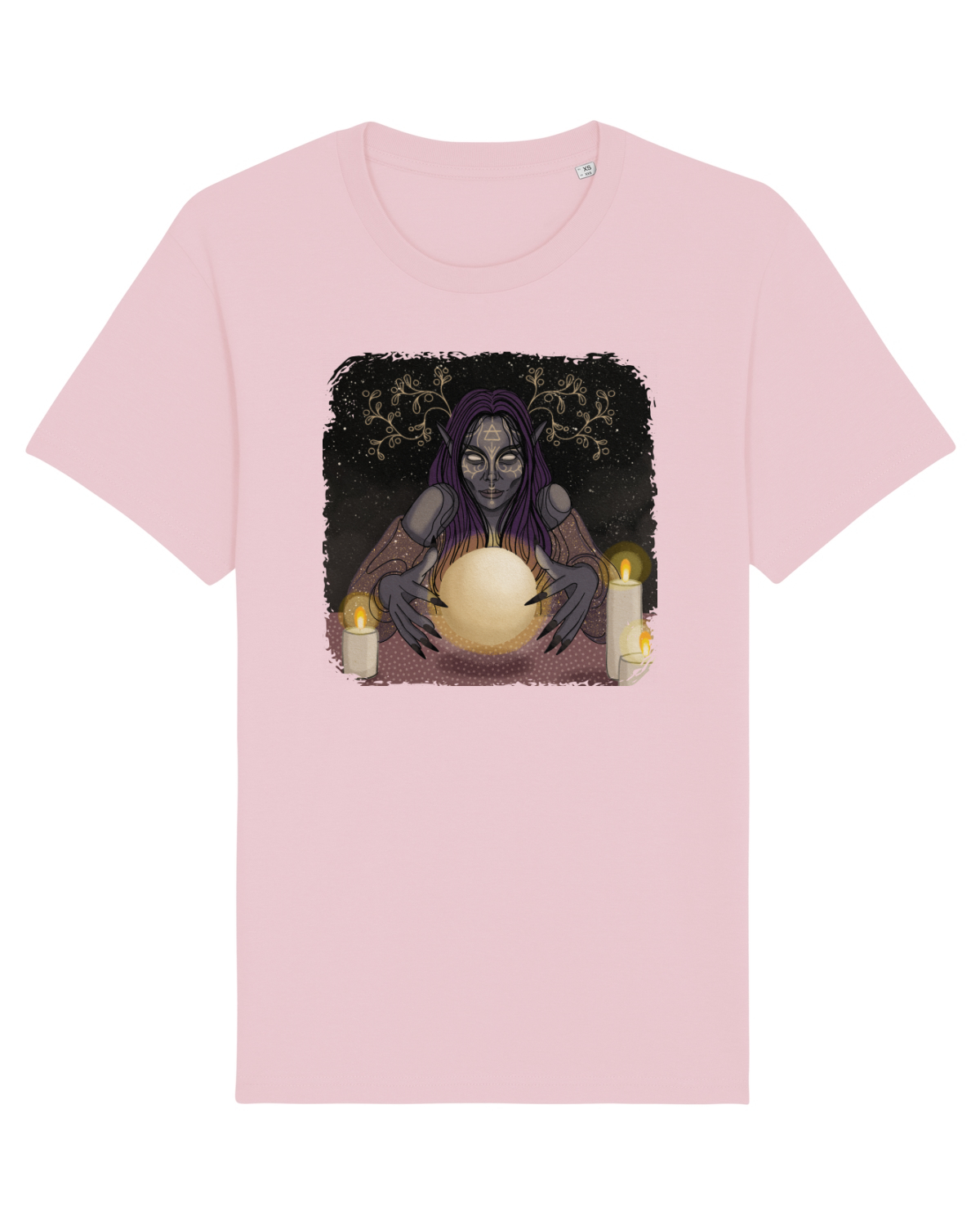 Tricou mânecă scurtă Unisex Rocker Cotton Pink