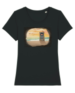Parallel World Tricou mânecă scurtă guler larg fitted Damă Expresser