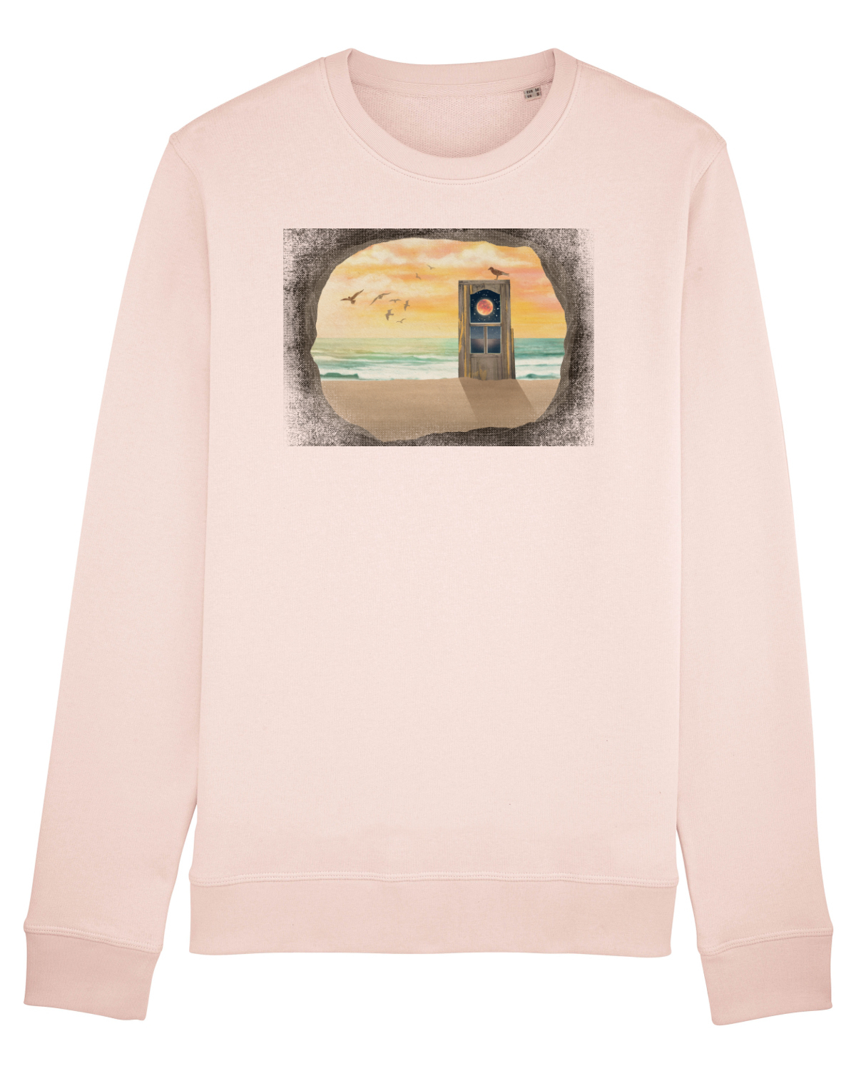 Bluză mânecă lungă Unisex Rise Candy Pink