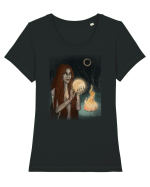 Witch Tricou mânecă scurtă guler larg fitted Damă Expresser