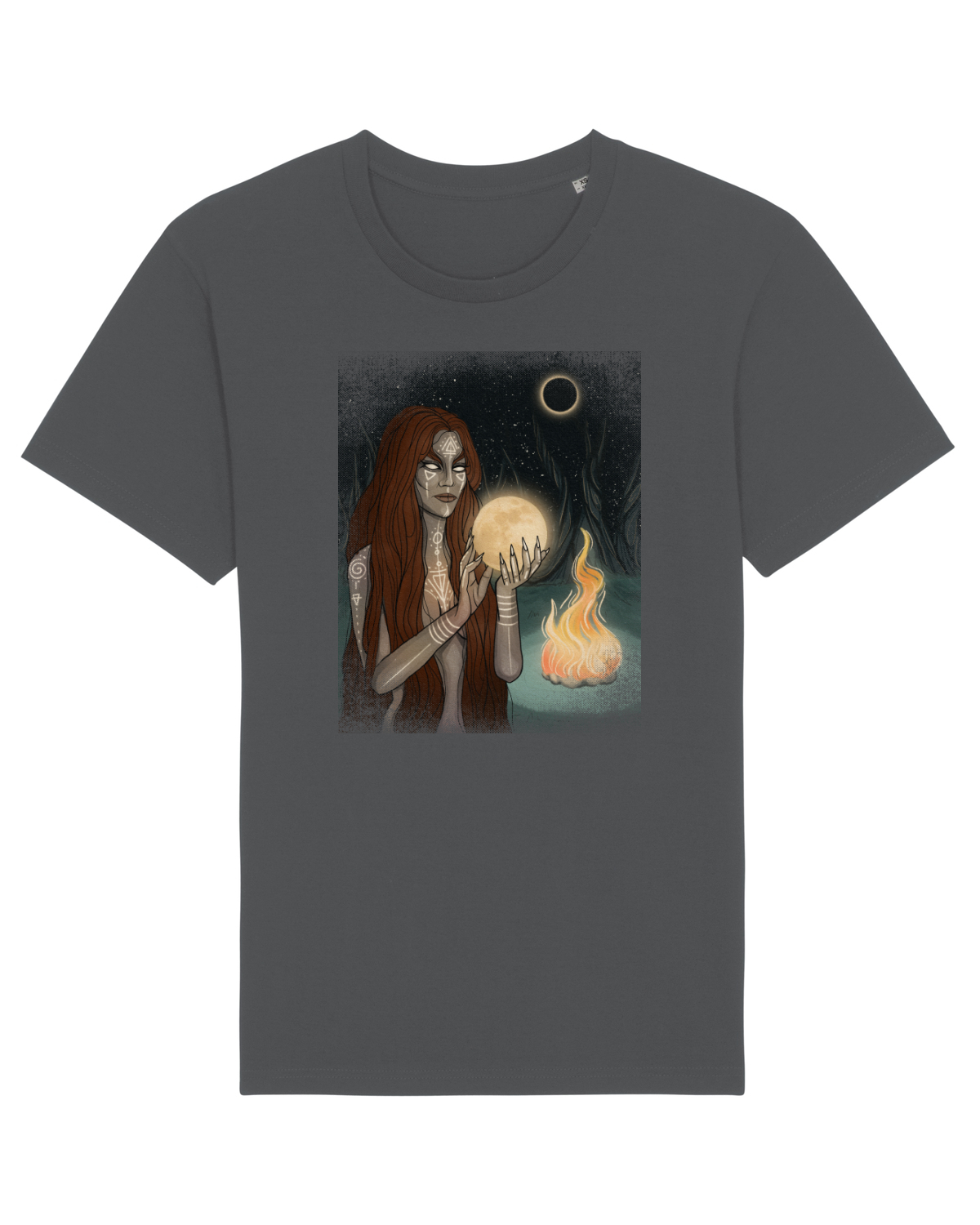 Tricou mânecă scurtă Unisex Rocker Anthracite