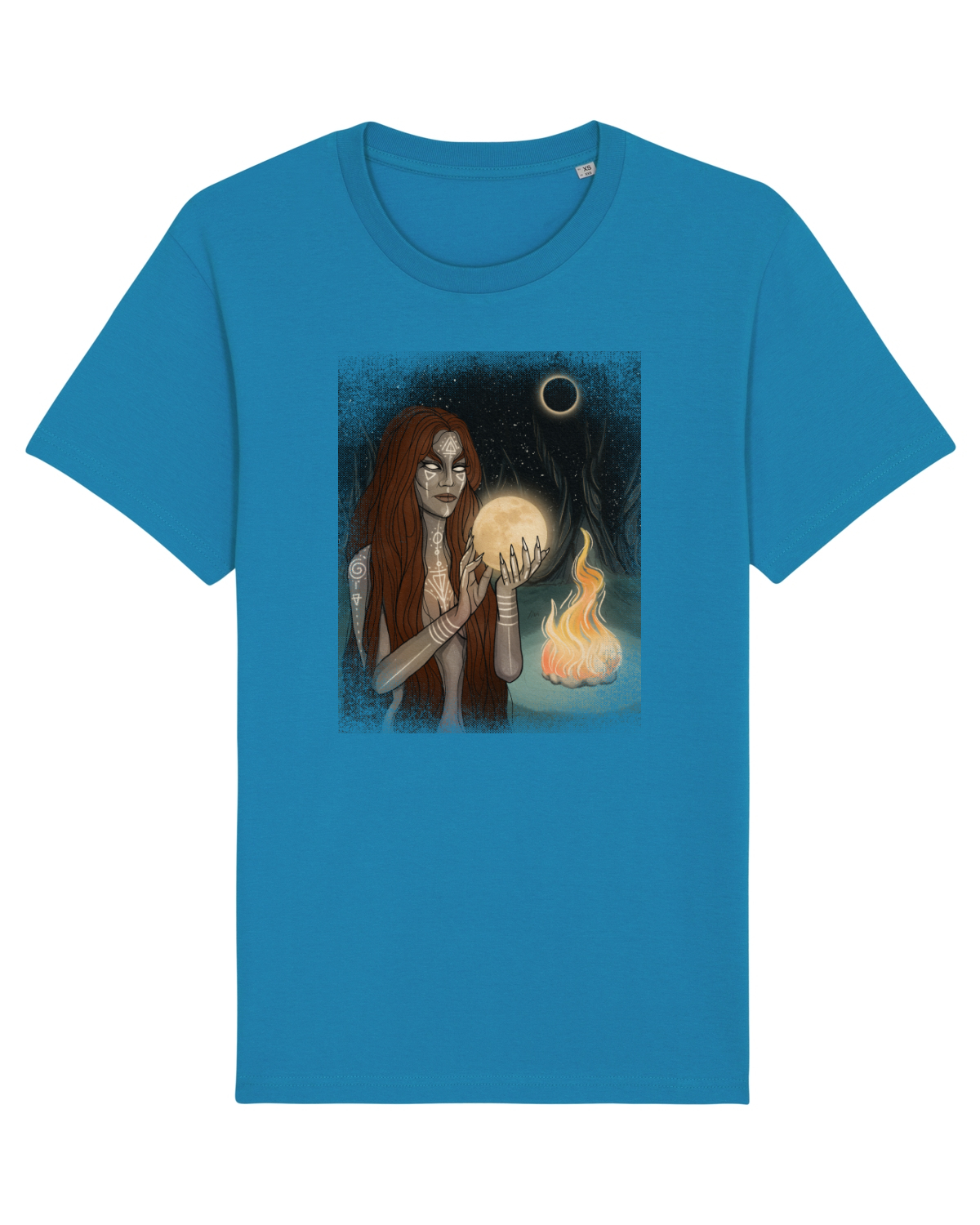 Tricou mânecă scurtă Unisex Rocker Azur