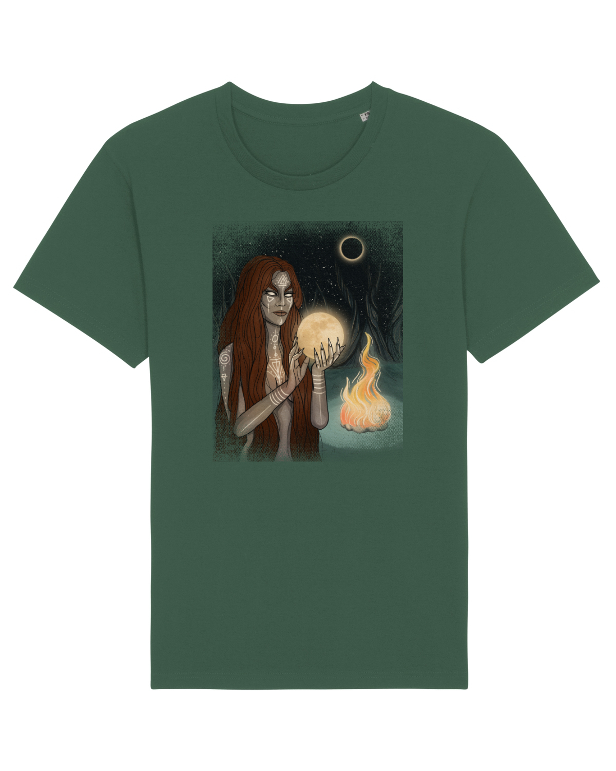 Tricou mânecă scurtă Unisex Rocker Bottle Green