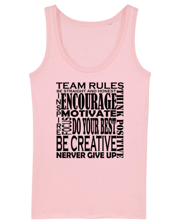 Team Rules Cotton Pink