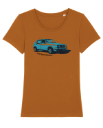 Golf Mk2 Tricou mânecă scurtă guler larg fitted Damă Expresser