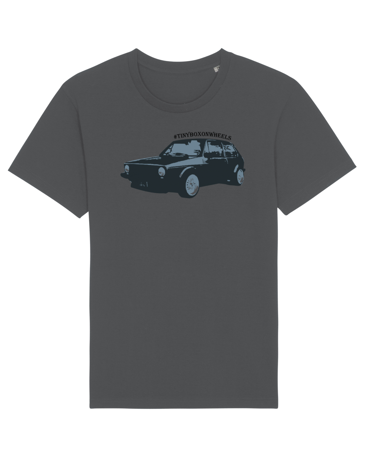 Tricou mânecă scurtă Unisex Rocker Anthracite