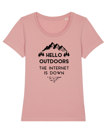 Hello Outdoors The Internet Is Down Canyon Pink