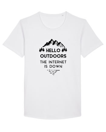 Hello Outdoors The Internet Is Down White