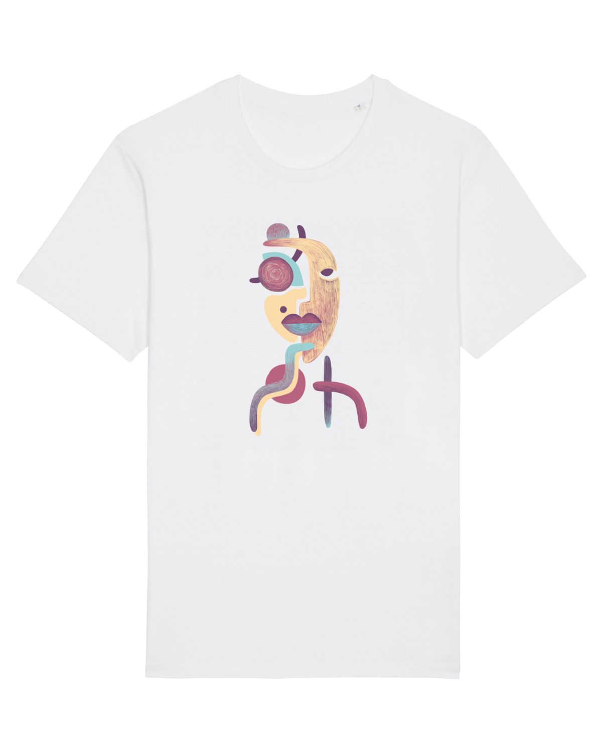 Tricou mânecă scurtă Unisex Rocker White