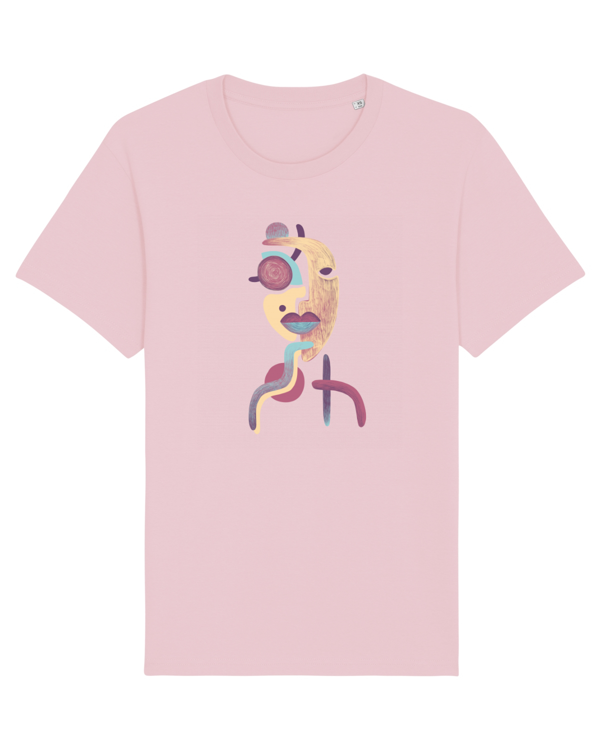 Tricou mânecă scurtă Unisex Rocker Cotton Pink