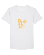 Sassy glasses Tricou mânecă scurtă guler larg Bărbat Skater