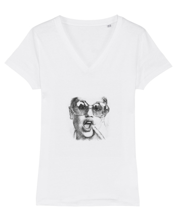 Sassy glasses White