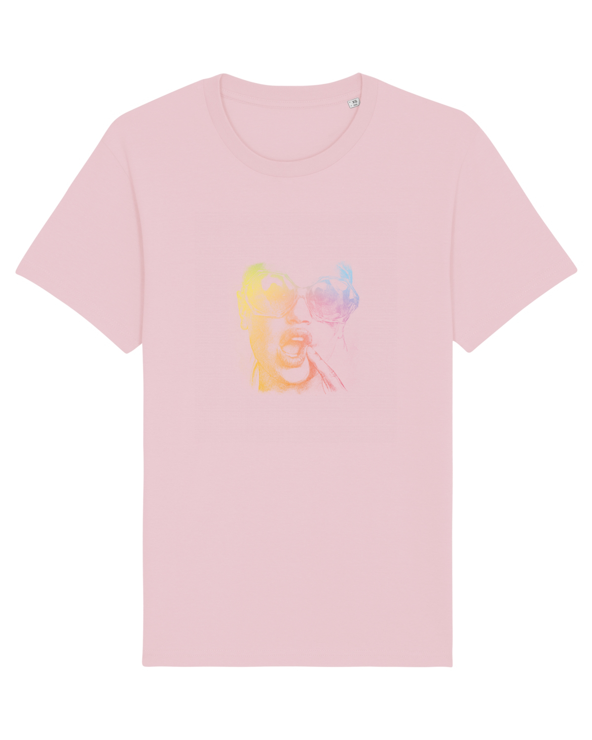 Tricou mânecă scurtă Unisex Rocker Cotton Pink