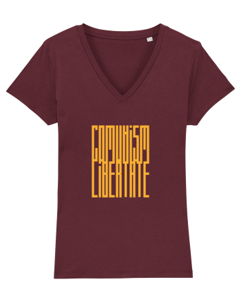 Comunism / Libertate Burgundy