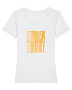 Comunism / Libertate Tricou mânecă scurtă guler larg fitted Damă Expresser
