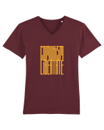 Comunism / Libertate Tricou mânecă scurtă guler V Bărbat Presenter