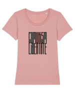 Comunism / Libertate Tricou mânecă scurtă guler larg fitted Damă Expresser
