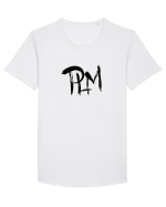 PLM Tricou mânecă scurtă guler larg Bărbat Skater