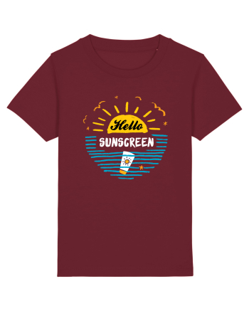 Hello Sunscreen Burgundy