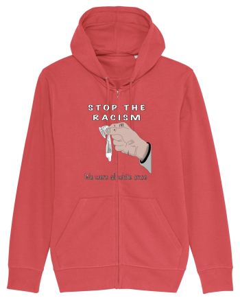 Stop the racism Carmine Red