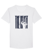THE BEAST  Tricou mânecă scurtă guler larg Bărbat Skater