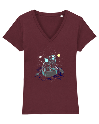 Sailing Across The Galaxy Burgundy