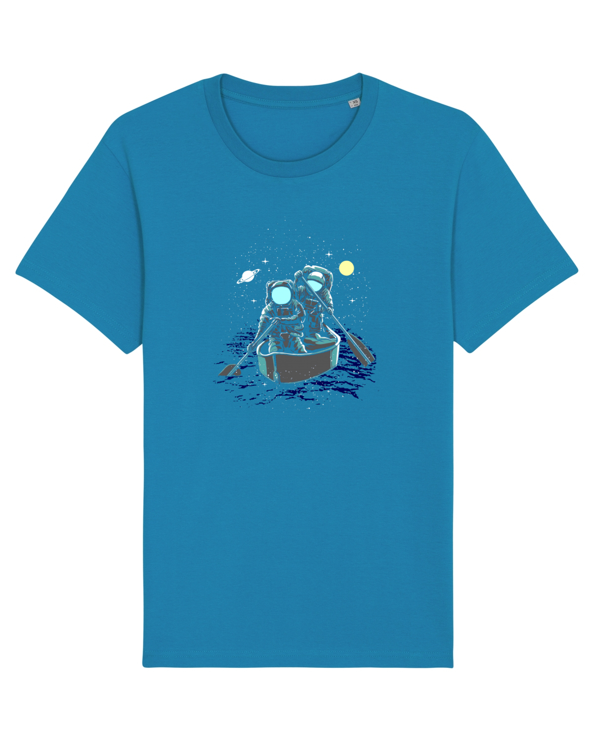 Tricou mânecă scurtă Unisex Rocker Azur