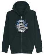 Skull Face Astronaut Fishing Hanorac cu fermoar Unisex Connector