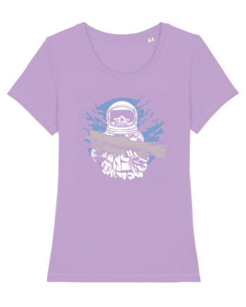 Skull Face Astronaut Fishing Lavender Dawn