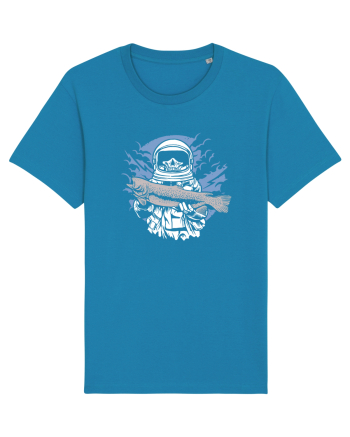 Skull Face Astronaut Fishing Azur