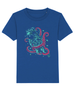 Astronaut Space Octopus Fight Tricou mânecă scurtă  Copii Mini Creator