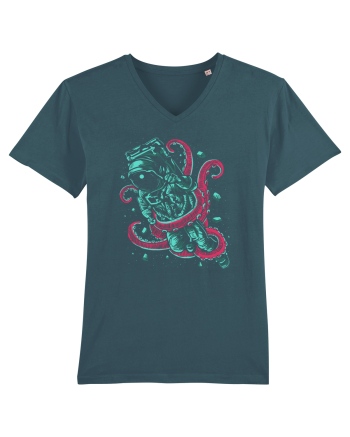 Astronaut Space Octopus Fight Stargazer