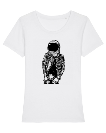 Stay Safe Astronaut Urban Biker Wear White