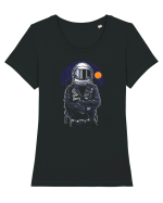 City Resident Astronaut Tricou mânecă scurtă guler larg fitted Damă Expresser