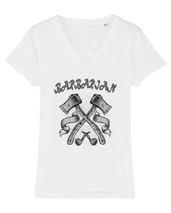 Barbarian Axes White
