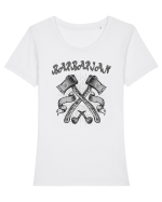 Barbarian Axes Tricou mânecă scurtă guler larg fitted Damă Expresser