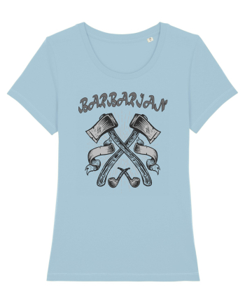 Barbarian Axes Sky Blue