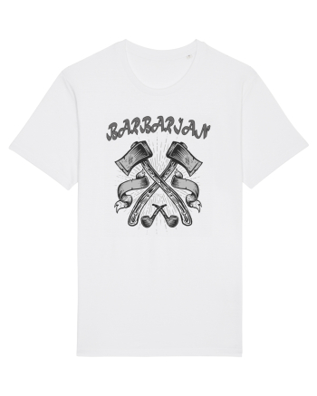 Barbarian Axes White
