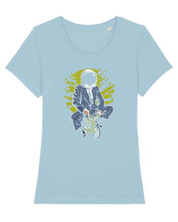 Office Astronaut Biker Sky Blue